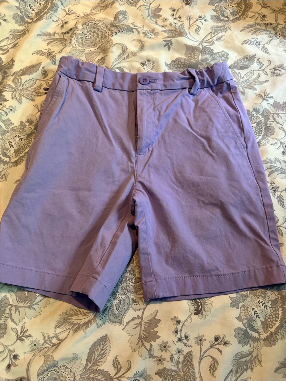 Vineyard Vines Lavender Boys Golf Shorts